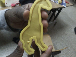 clay giraffe