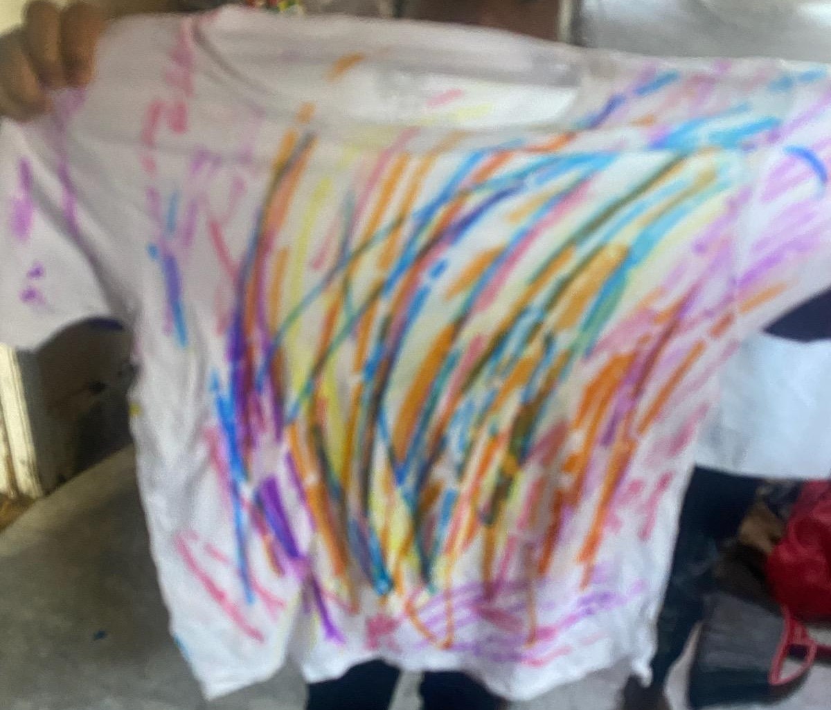 crayon t-shirt