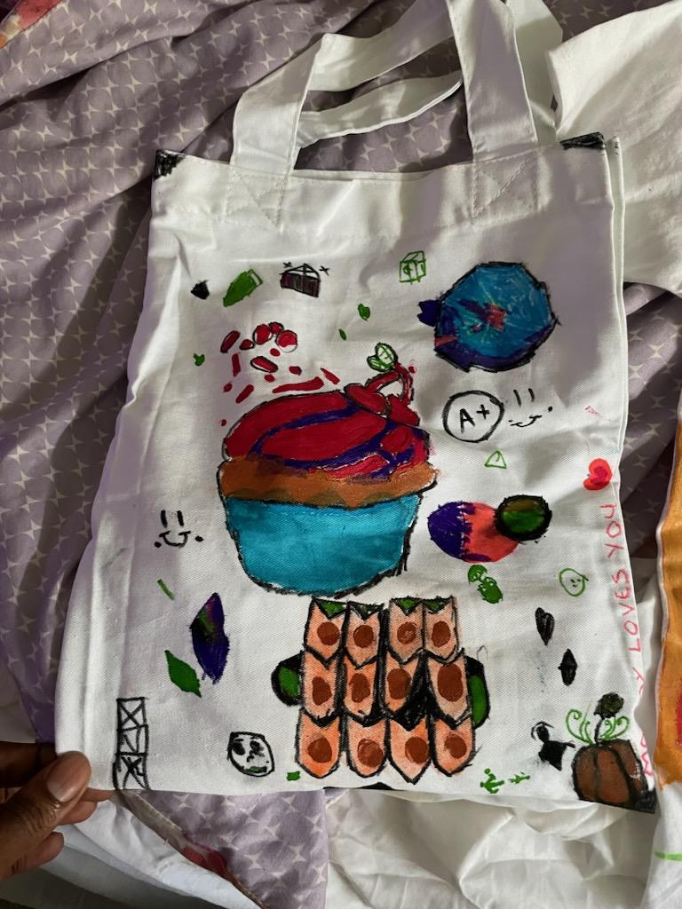 painted bag